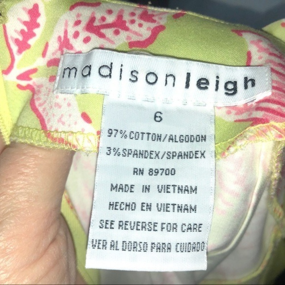 Madison Leigh Yellow Pink Floral Cottagecore Halter Sundress 6 Resortwear Vaca‎ - Picture 11 of 12